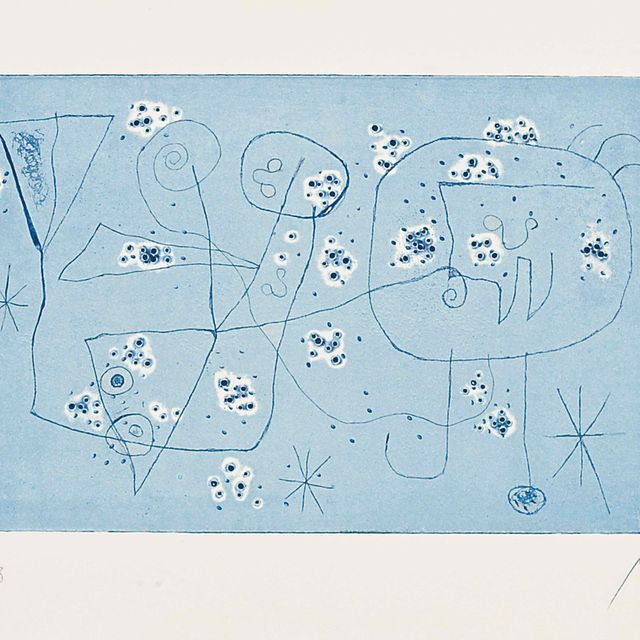 Joan Miró — Одна тарелка, из серии IV