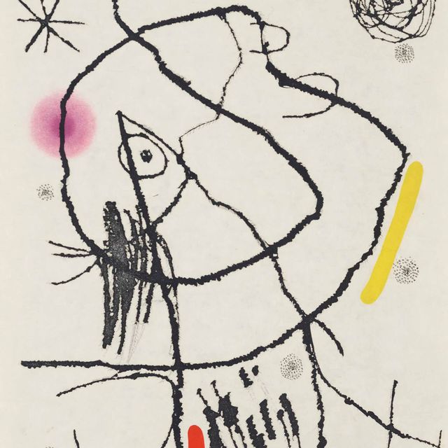 Joan Miró — Одна тарелка из "Египетского пассажа".