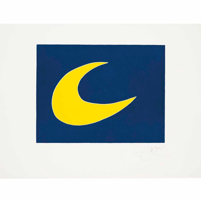 Joan Miró — Кантик-дель-Соль: Одна тарелка (Дюпен 845; смотрите книги Крамера 196)