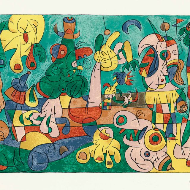 Joan Miró — Люксы с высоким уровнем рентабельности инвестиций : одна тарелка