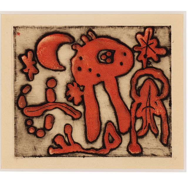 Joan Miró — Гравюры Жоана Миро : один отпечаток