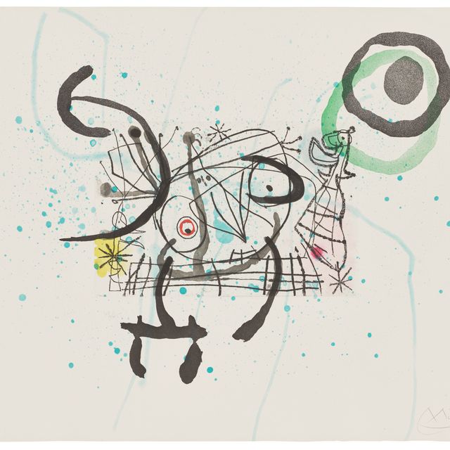Joan Miró — Трещины: одна пластина