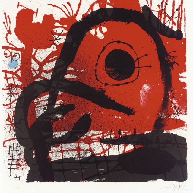 Joan Miró — Деревообрабатывающий станок в состоянии покоя (M. 584)