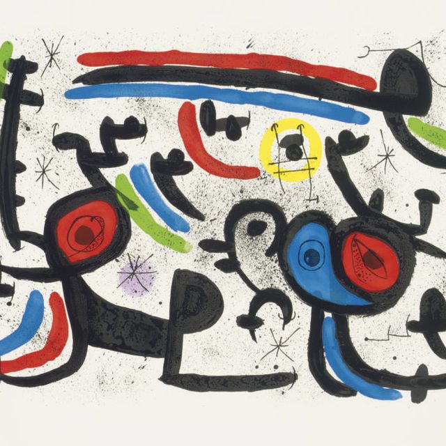 Joan Miró — Любовь и луна-парк II (M. 1238)