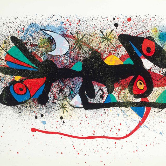 Joan Miró — Гравюры Миро и Артигаса : одна гравюра