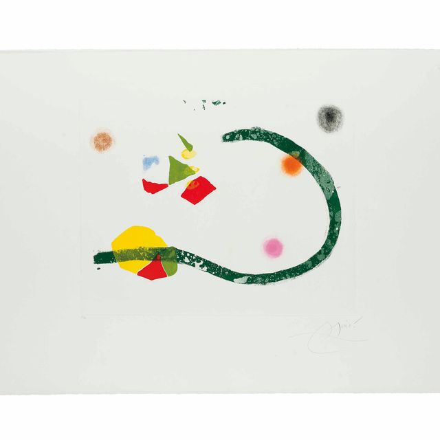Joan Miró — Кантик-дель-Соль: Одна тарелка (Дюпен 862; смотрите книги Крамера 196)