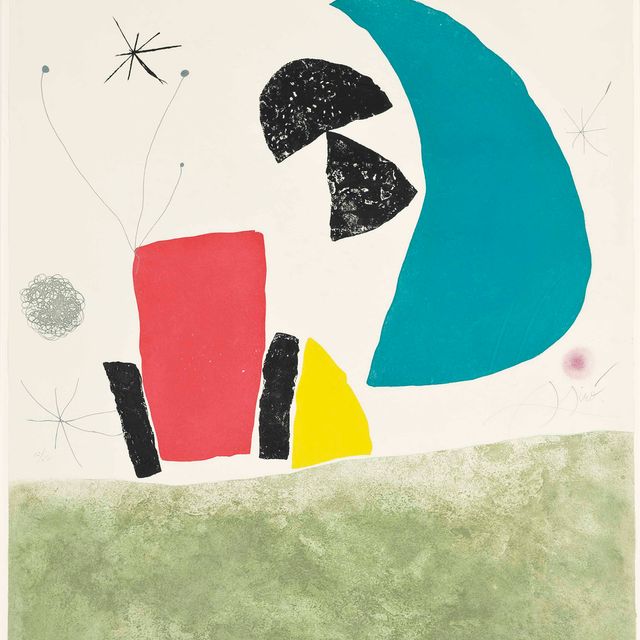 Joan Miró — Восьмая фотография, от: Эсприу - Миро: (Дюпен, 876; см. книги Крамера, 197)