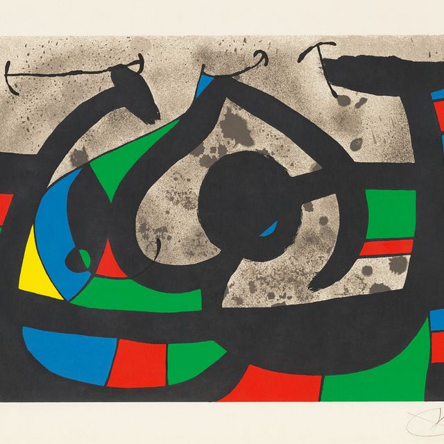 Joan Miró — Фото IX, автор: "Лесарь с золотыми перьями".