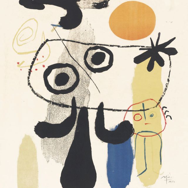 Joan Miró — Образ в розовом свете солнца, II (М. 94)