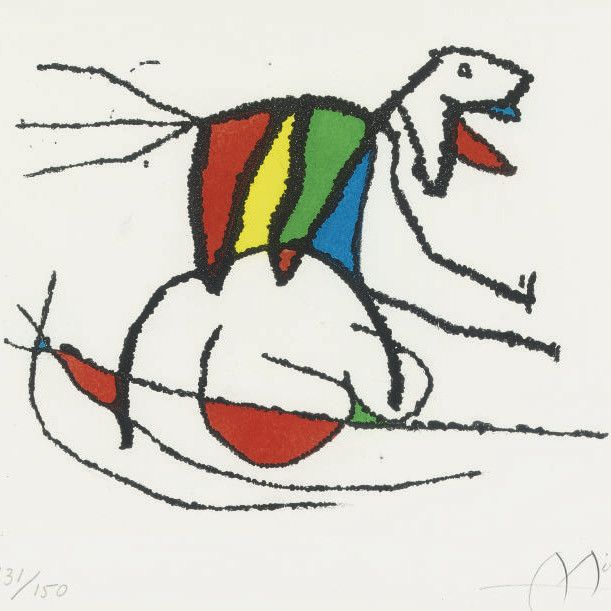 Joan Miró — Торжественное посещение Лос-Анджелеса (D. 560-61; см. C. books 157)