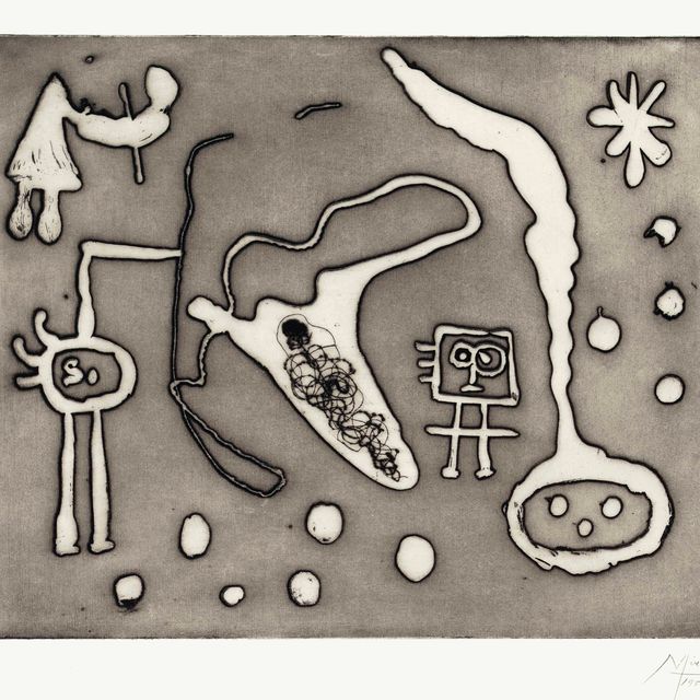 Joan Miró — Серия II: одна тарелка