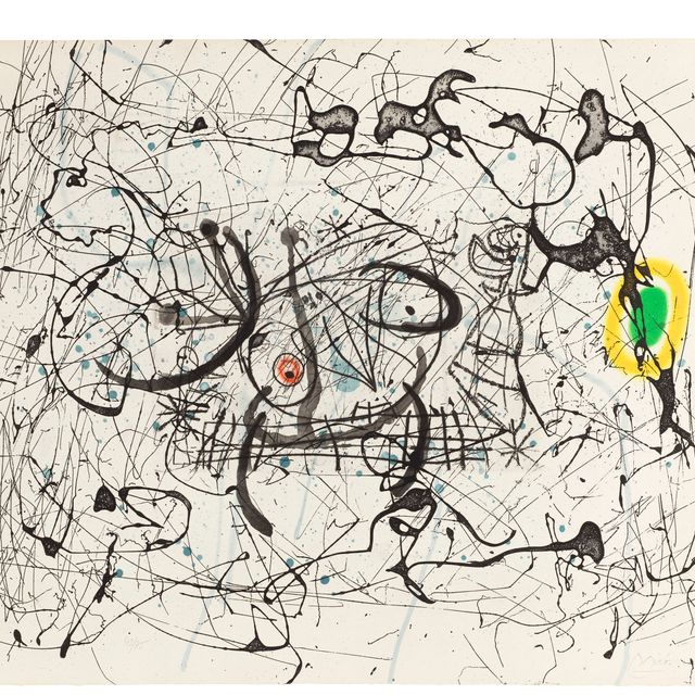 Joan Miró — Трещины: одна пластина