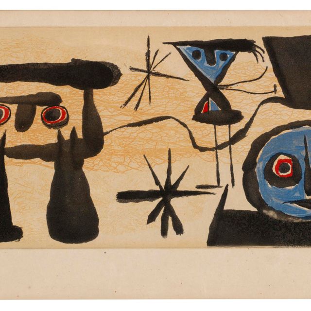 Joan Miró — Без названия, из "Поэмы в житии поэта"