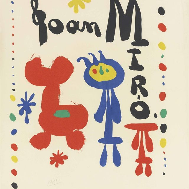 Joan Miró — Плакат для выставки 1948 года