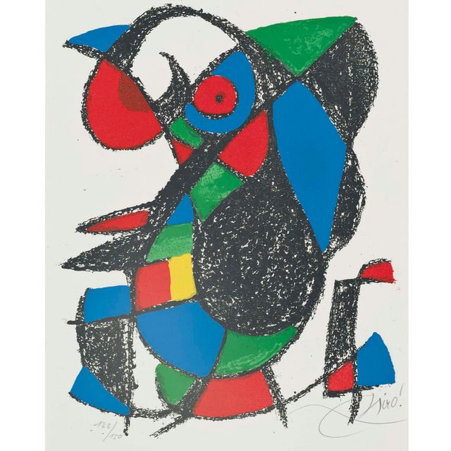 Joan Miró — Раймон Кено, литографии Жоана Миро, II, Париж, издательство Maeght Editeur, 1975 (Cramer Books, 198)