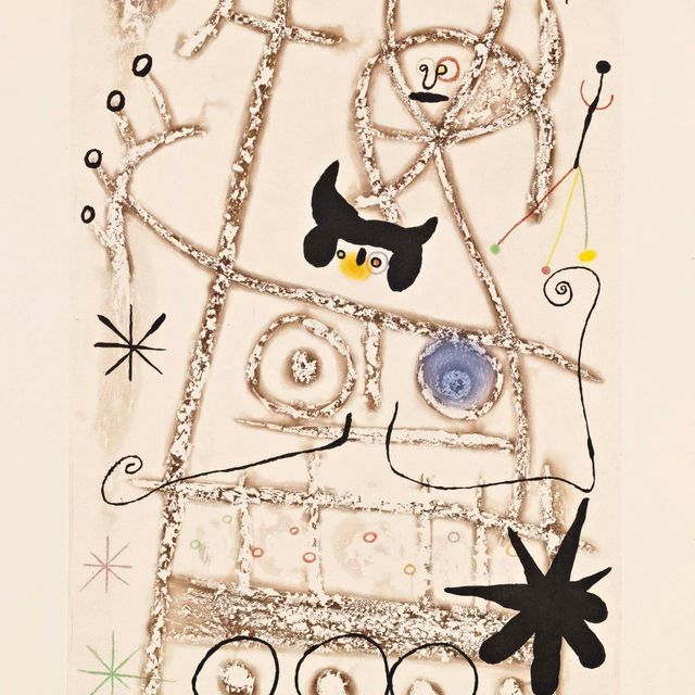 Joan Miró — Лесные жители (бистр) (D. 151)