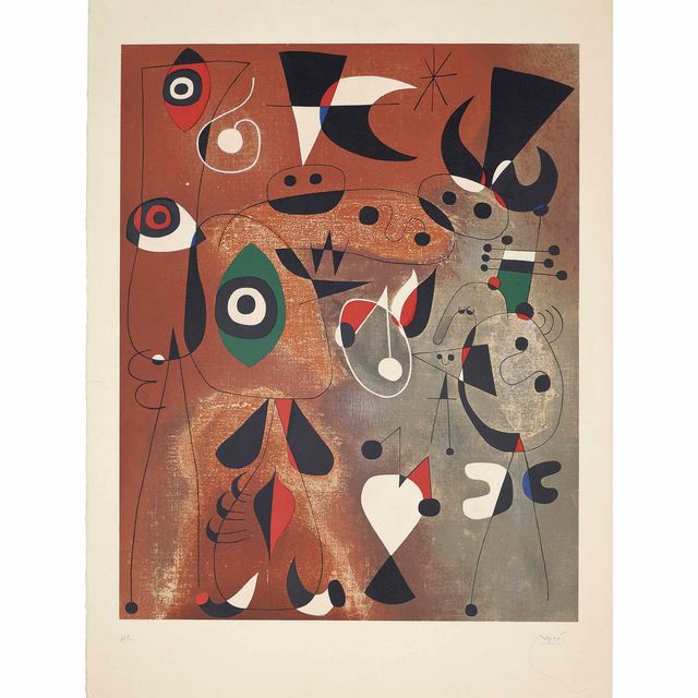Joan Miró — Женщины, узоры и Этуаль (1715 год)