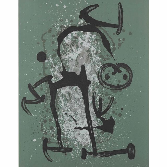 Joan Miró — Неграмотный - Зеленый