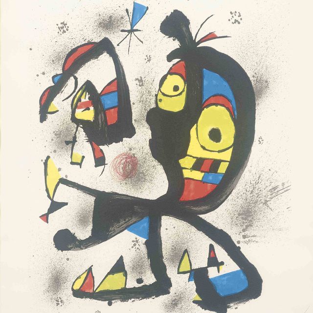Joan Miró — Красивая графика (лот 1210)