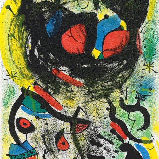 Joan Miró — Путешественники : одна пластина I (M. 661)