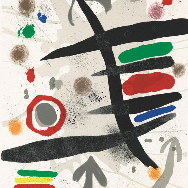 Joan Miró — Персеиды : одна пластина (M. 656)
