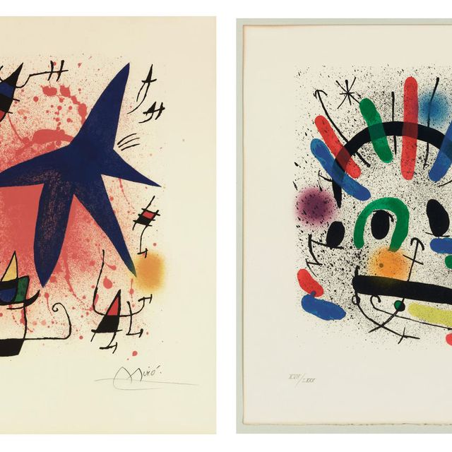Joan Miró — Фото 3 из литографии Миро I (M. 857; ср. С. books 160)
