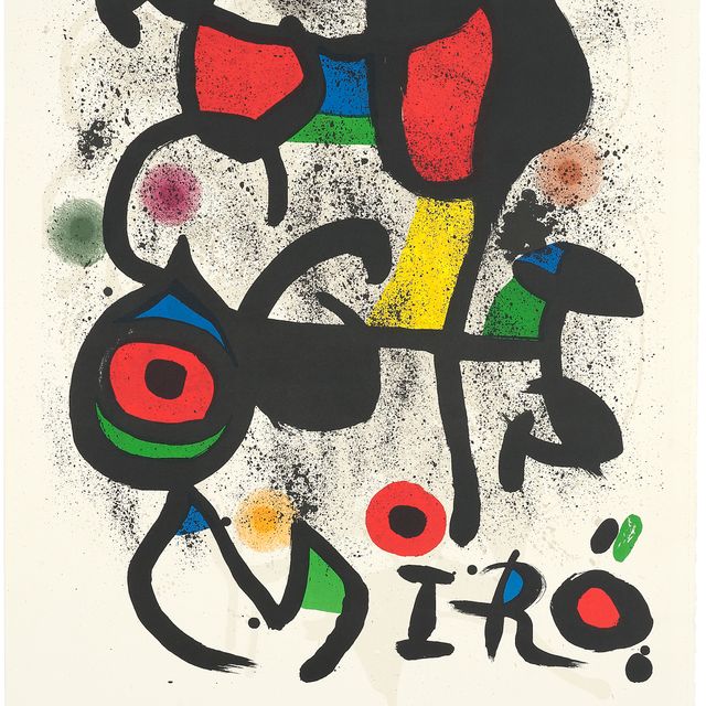 Joan Miró — Афиша выставки "Бронза", галерея Хейворд, Лондон