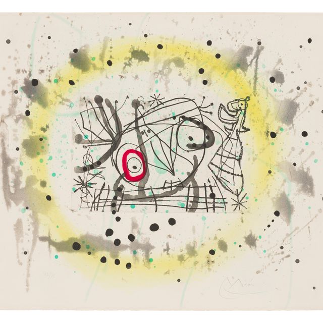 Joan Miró — Трещины: одна пластина