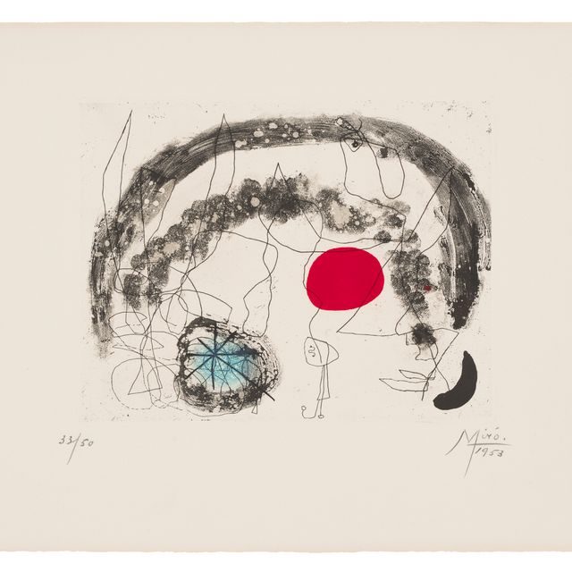 Joan Miró — Сери лИИ: одна тарелка