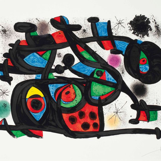 Joan Miró — Восхищенный, из "Allegro Vivace"