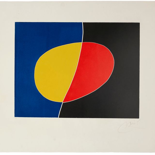 Joan Miró — Одна тарелка, от: Càntic del Sol