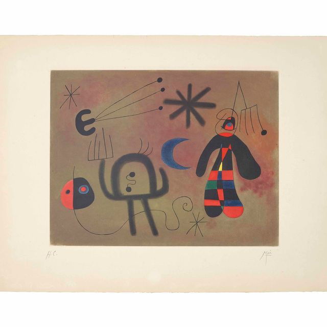 Joan Miró — Фюзеляж из стекла (1702 год выпуска)