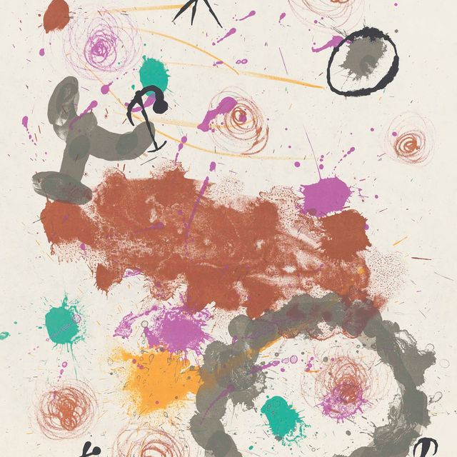 Joan Miró — Фото III, от автора: "Прекрасные цветы для друзей".