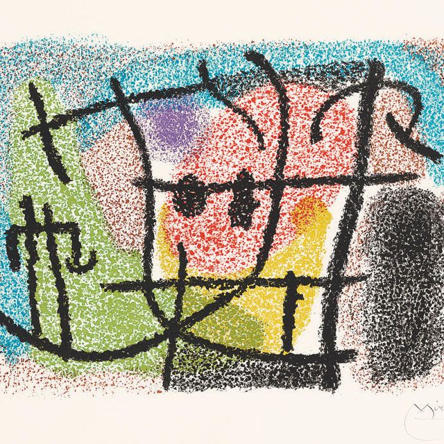 Joan Miró — Картонные коробки : две пластины (M. 452-53; см. C. books 103)