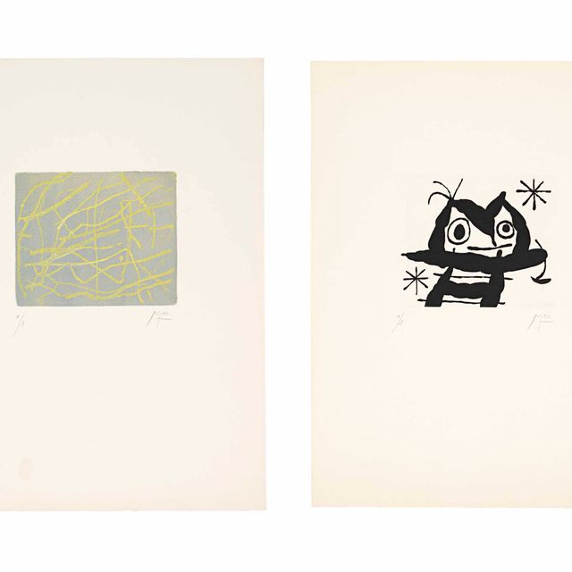 Joan Miró — Ла-Баг д'Аврор: одна тарелка (Дюпен, 144; смотрите книги Крамера, 45)