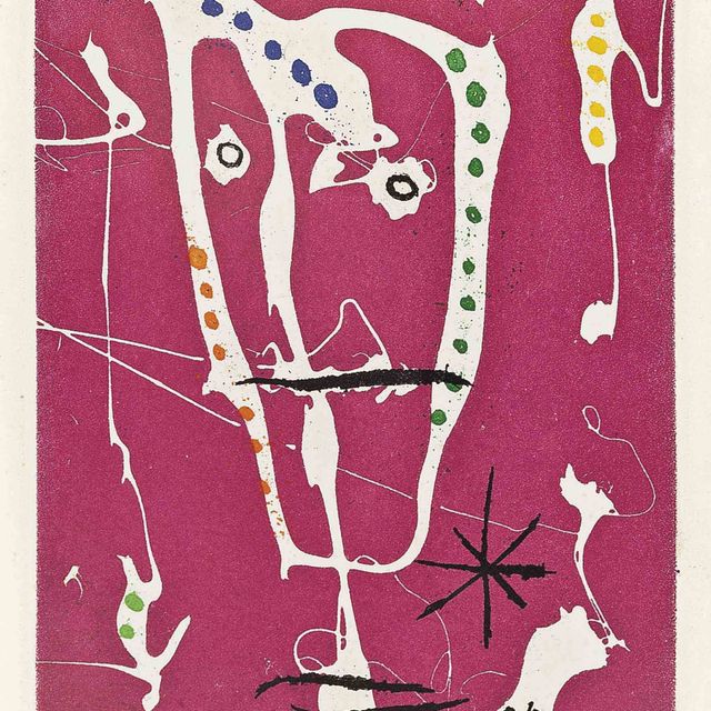 Joan Miró — Бризанты: Одна тарелка (Дюпен 242; Крамер Букс 46)