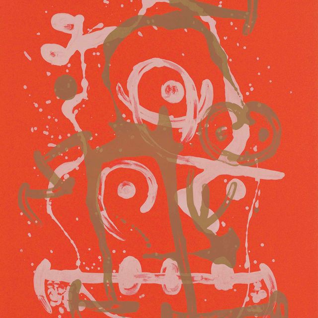 Joan Miró — Верховая езда красно-коричневого цвета