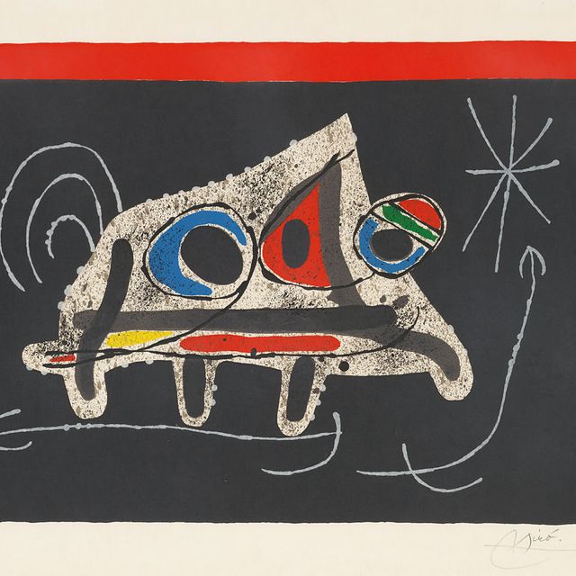Joan Miró — Обложка, автор: Ле Лазар с золотыми перьями