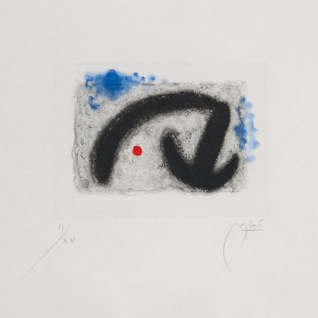 Joan Miró — Одна тарелка от Nous Avons (Dupin 251)