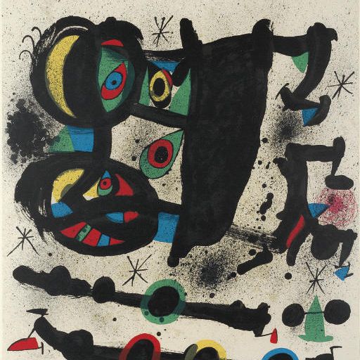 Joan Miró — Плакат для выставки "Дом Хосепа Луиса Серта" (M. 853)