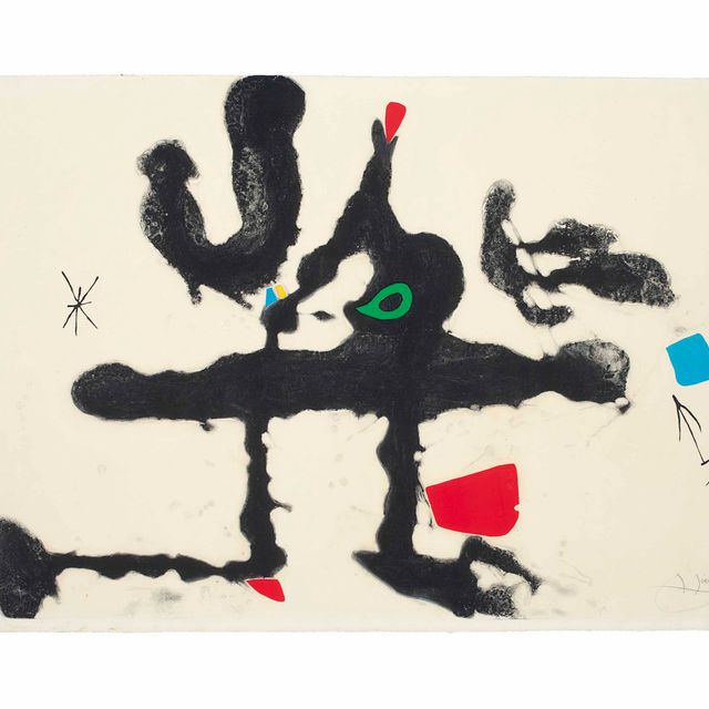Joan Miró — Барселона : одна табличка (D. 594; см. C. books 173)