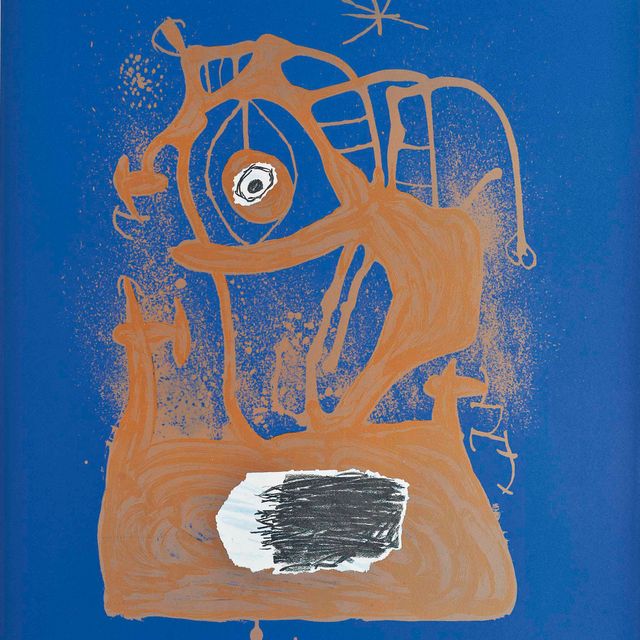Joan Miró — Буря (индиго)