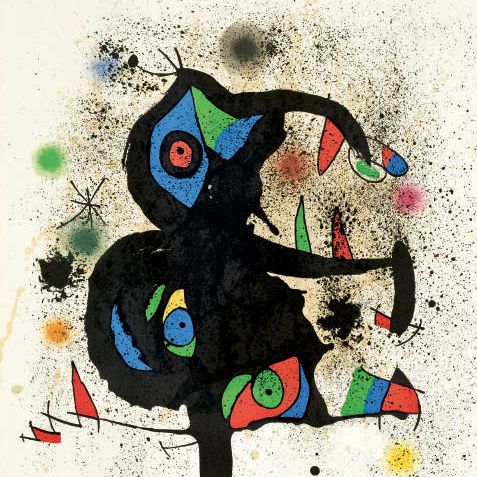 Joan Miró — Поэма "Скульпторы в горах", написанная на просторах Монблана (M. 870)
