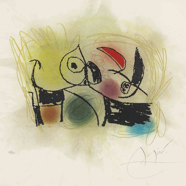 Joan Miró — Ле Кри-кри (D. & L. 1013)