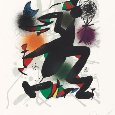 Joan Miró — Литография Жоана Миро III : одна пластина (M. 1116; см. C. books 230)