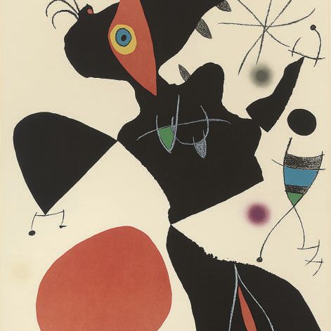 Joan Miró — Одна тарелка от Oda a Joan Miro (Мурло 906; Крамер 906)