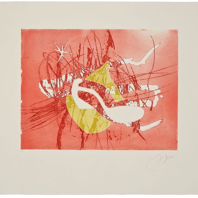 Joan Miró — Одна тарелка, от: Càntic del Sol