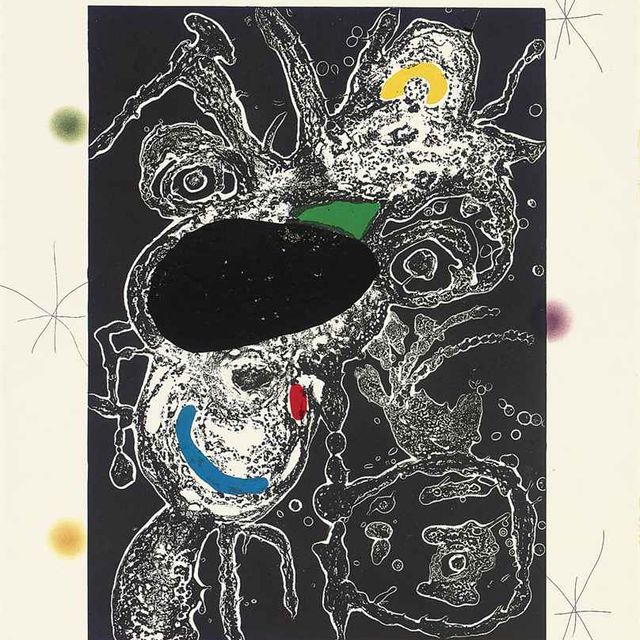 Joan Miró — Фото III, из Эсприу-Миро (Дюпен, 871; см. C. books, 197)