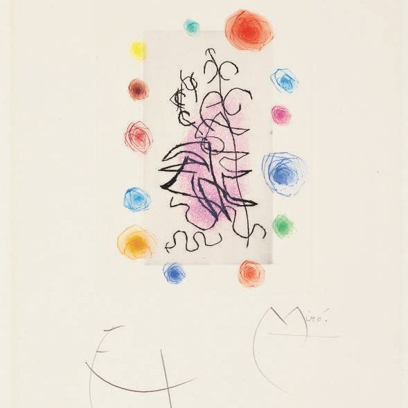 Joan Miró — Обскур Лорье (д. 305; ср. книги Крамера, 75)