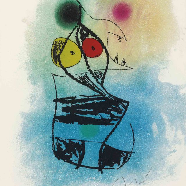 Joan Miró — Журавль-скорпион (D. & Lelong 1011)
